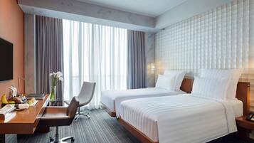 Deluxe-Zimmer, 2 Einzelbetten | 1 Schlafzimmer, Minibar (mit einigen kostenlosen Artikeln), Zimmersafe