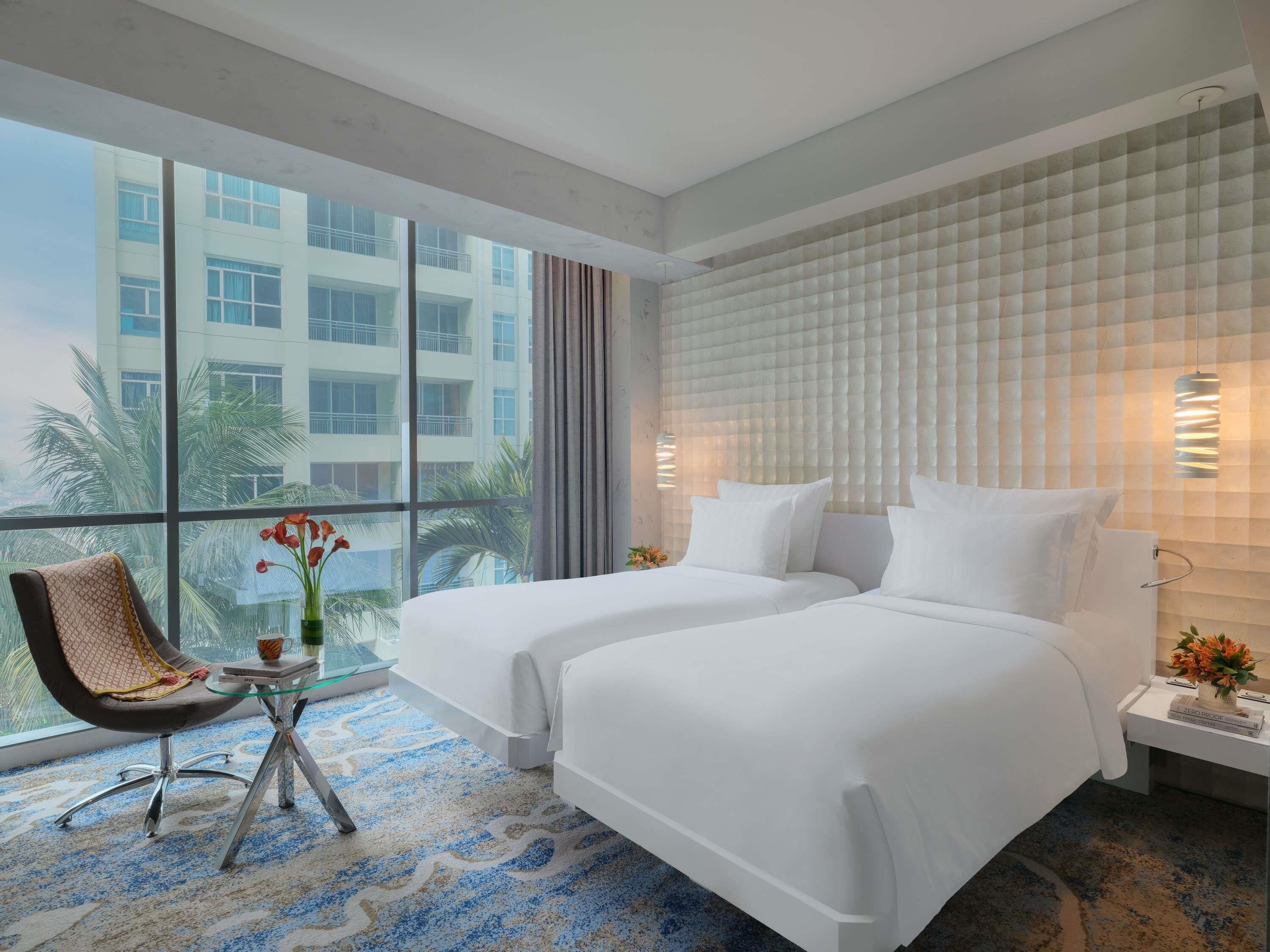 Chambre Deluxe, 2 lits jumeaux | Minibar contenant certains articles gratuits