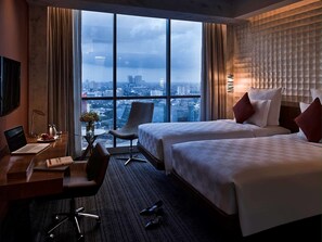 1 bedroom, free minibar items, in-room safe, desk