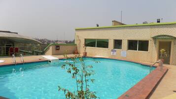 Indoor pool, outdoor pool