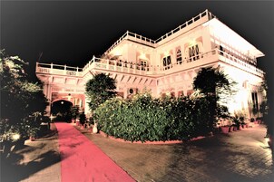 Front of property - evening/night