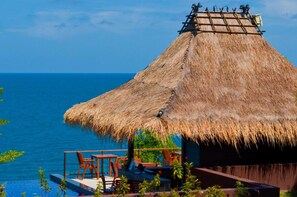 View from property - Sea Garden Resort - Haad Chao Phao (Ko Pha-ngan)