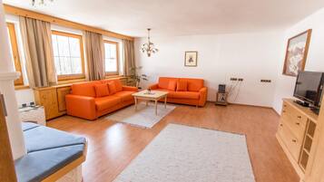 Televisión LCD, piso con calefacción