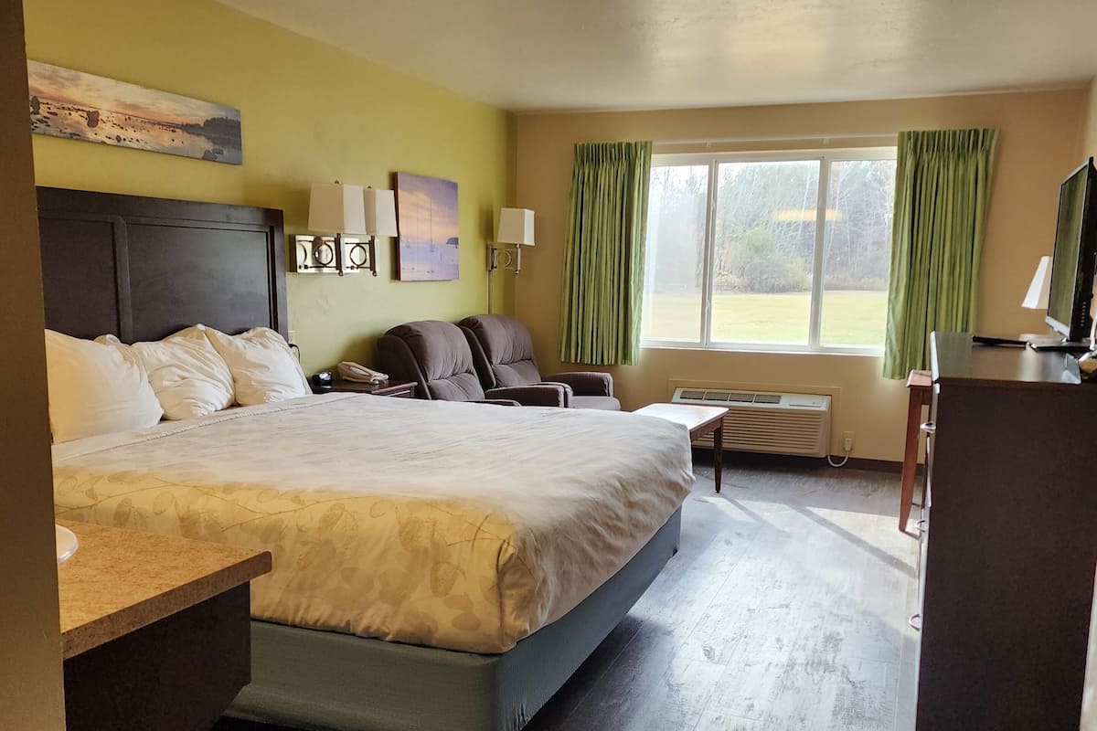 Standard Room, 1 King Bed, Non Smoking, Microwave | Blackout drapes, cribs/infant beds, free WiFi, bed sheets