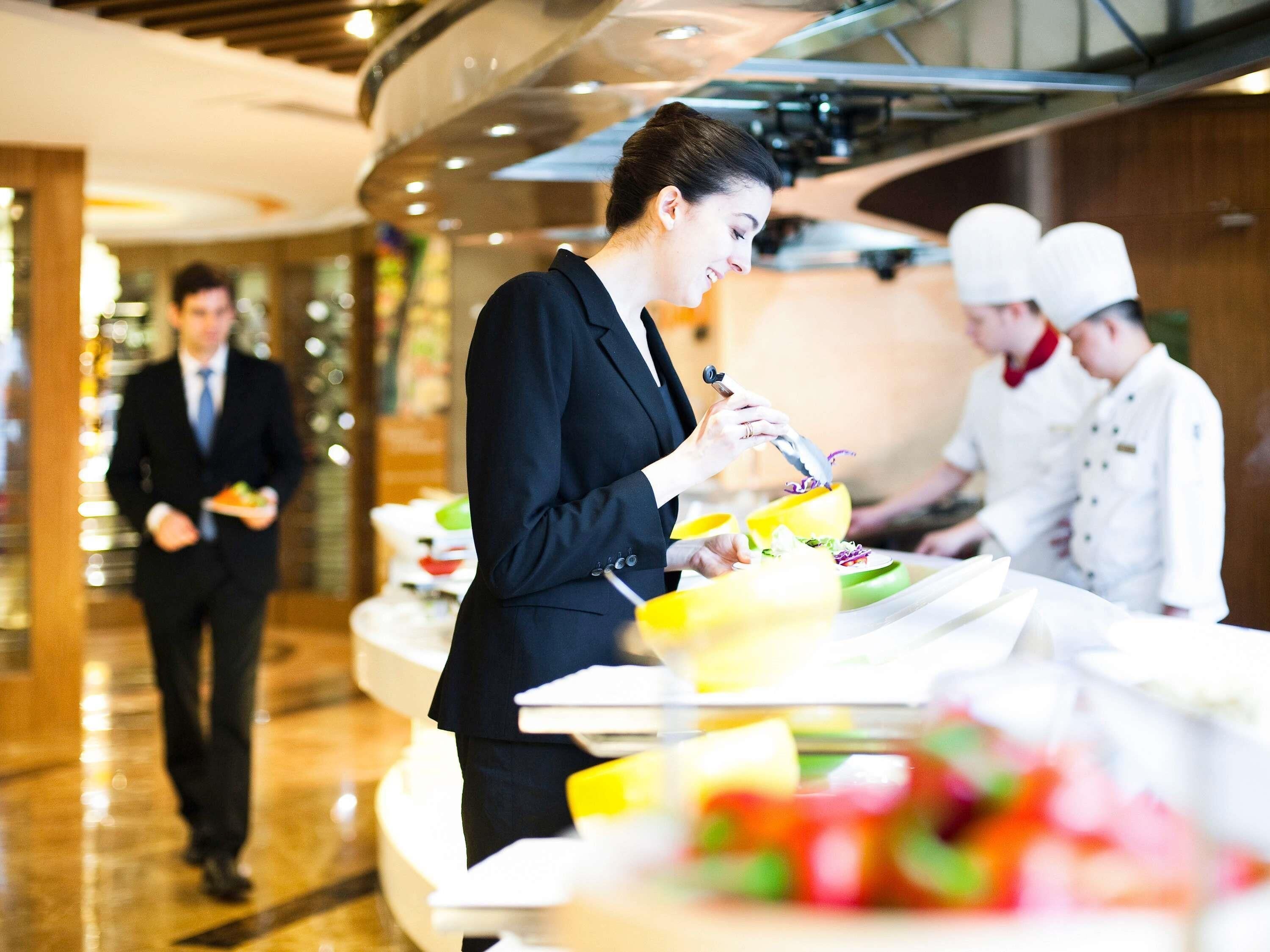 Buffet breakfast for a fee