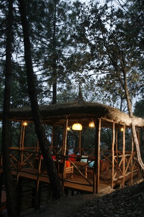 Front of property – evening/night