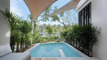 Premium Room, 1 King Bed, Non Smoking, Private Pool | 1 bedroom, premium bedding, down comforters, minibar