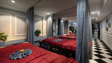 Body treatments, hydrotherapy, aromatherapy, Swedish massages