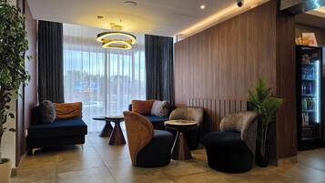 Sala de estar en el lobby