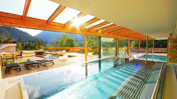 Sauna, hot tub, steam room, body treatments, hot stone massages
