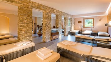 Sauna, bain Ă  remous, hammam, soins corporels