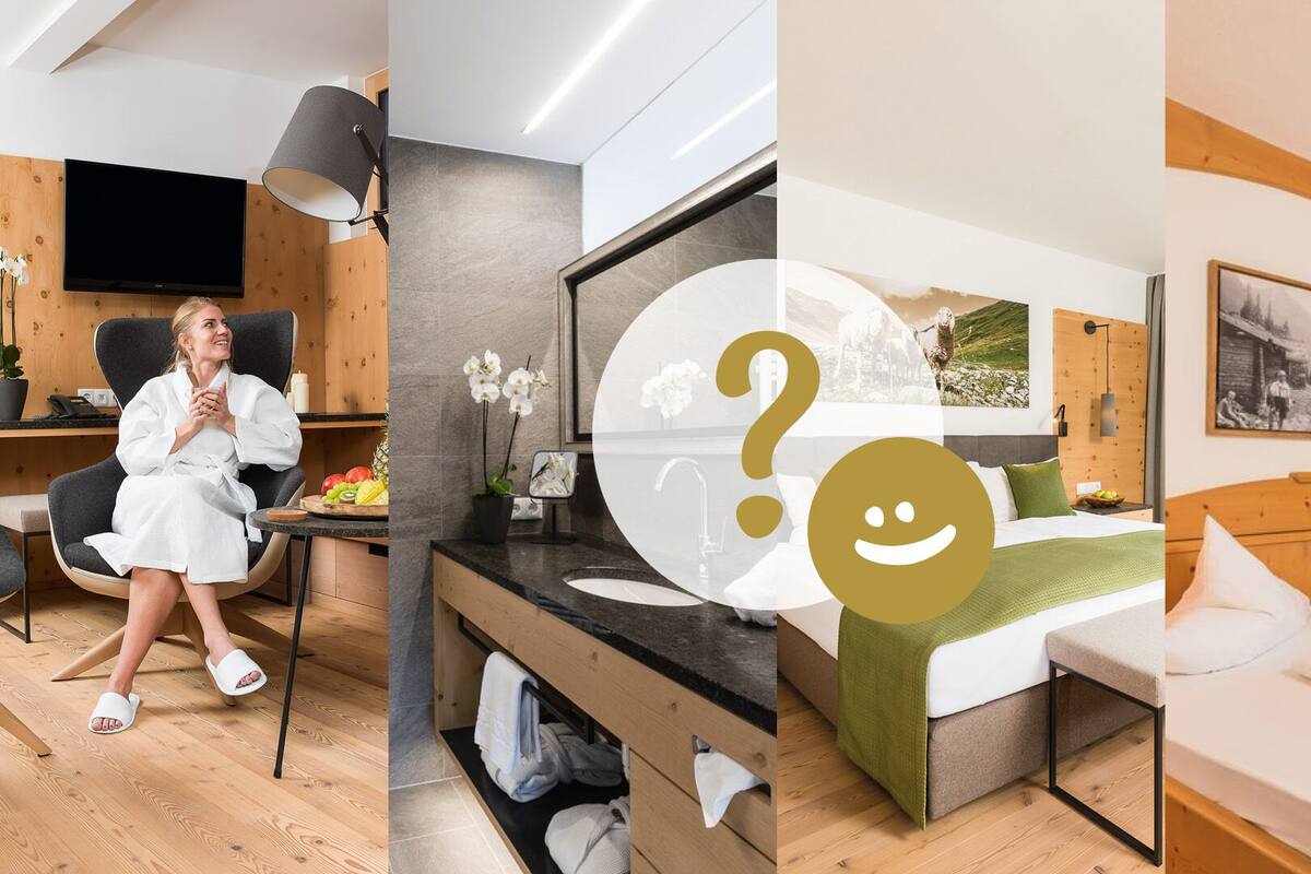 Una habitación de hotel moderna con una cama grande, un escritorio con computadora, una silla y un televisor.