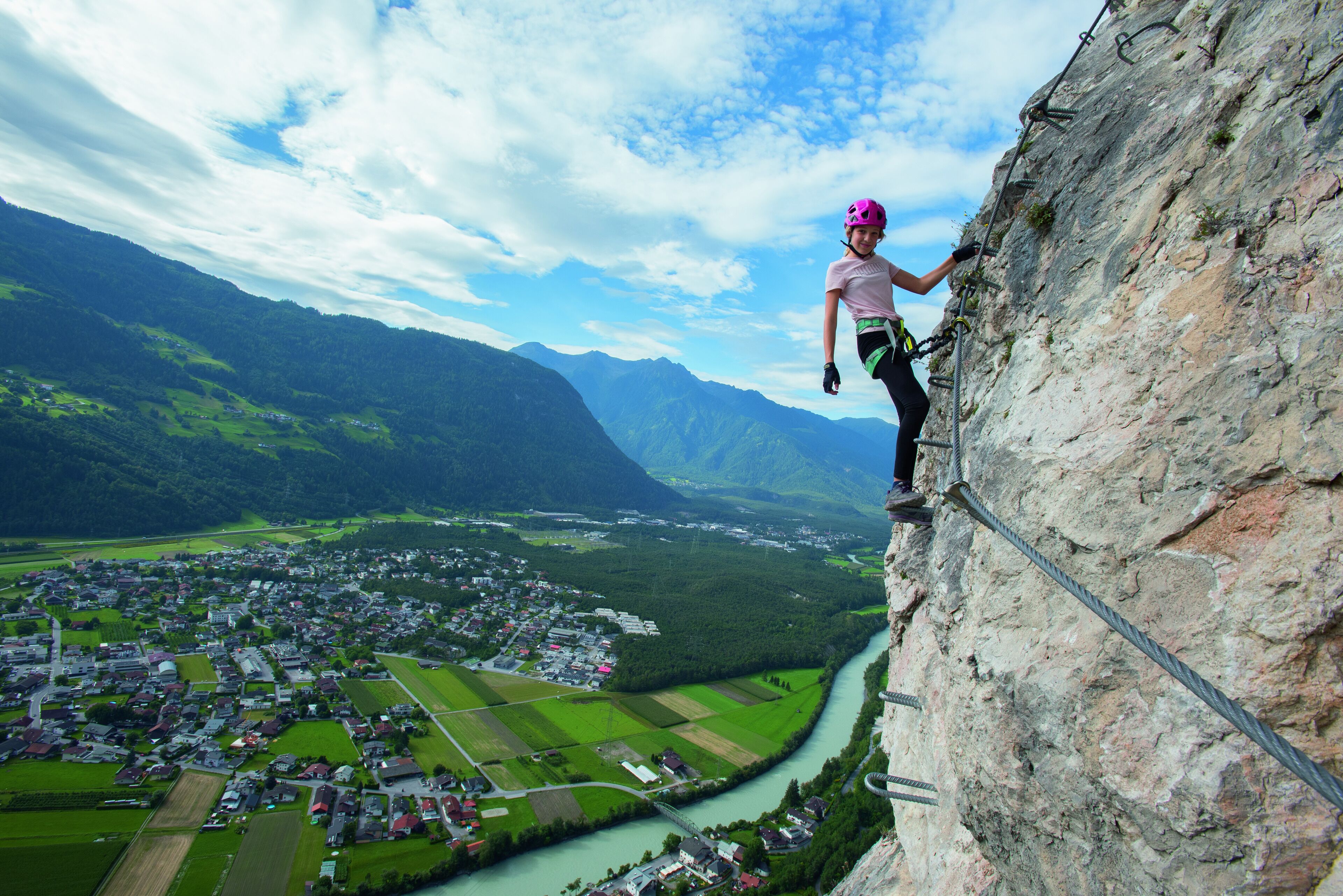 outdoor rock climbing