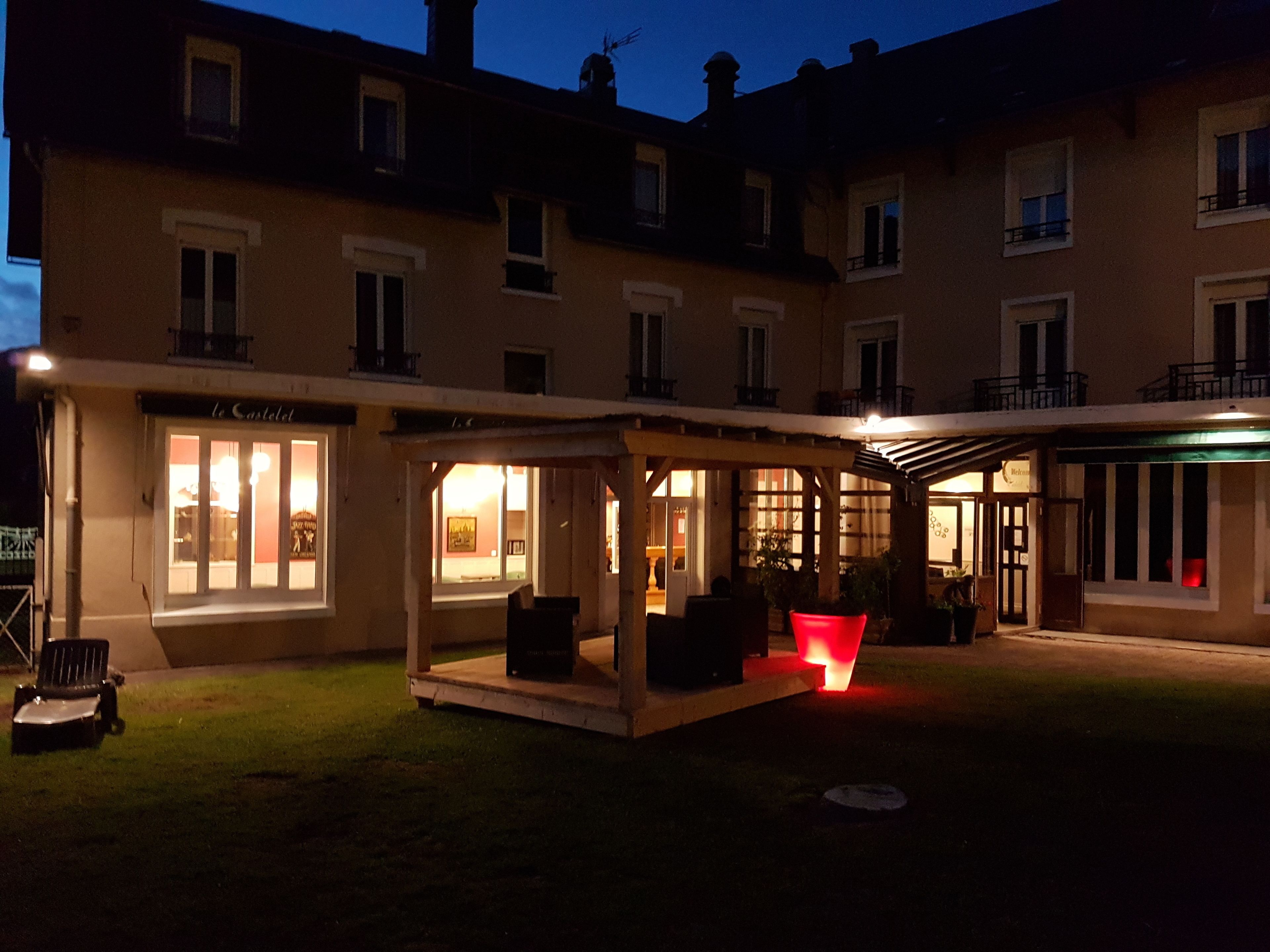 front of property – evening/night