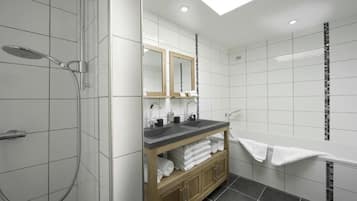 Free toiletries, hair dryer, towels