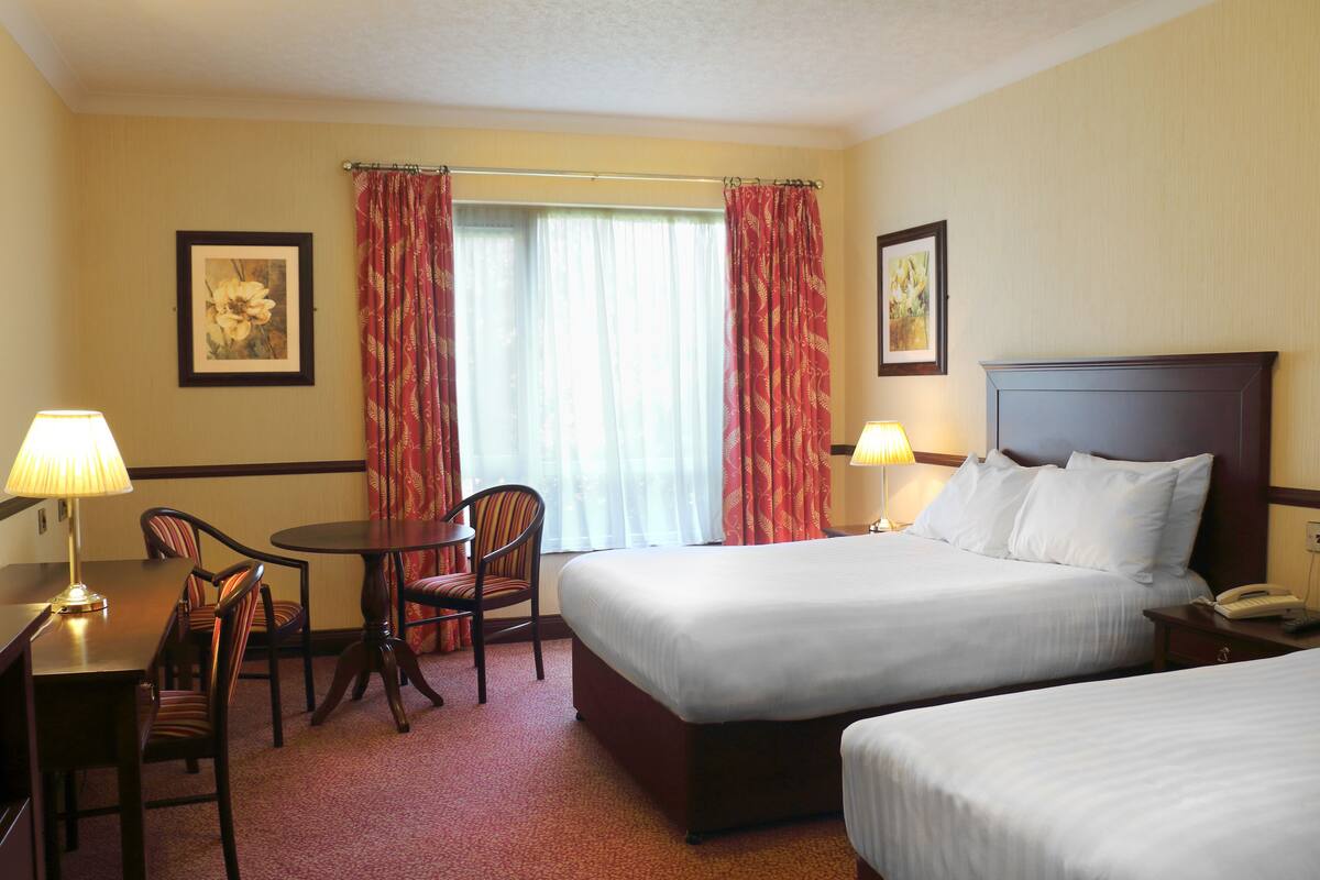 In-room safe, desk, iron/ironing board, WiFi (free)