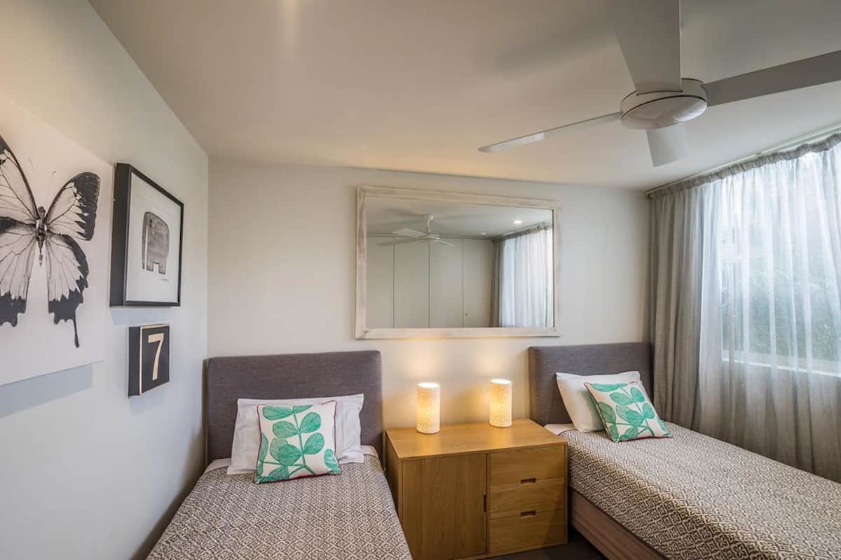 Select Comfort beds, individually decorated, individually furnished