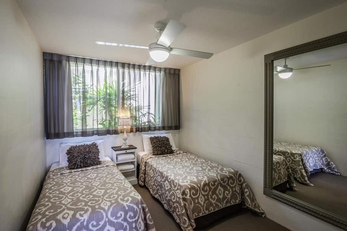 Select Comfort beds, individually decorated, individually furnished