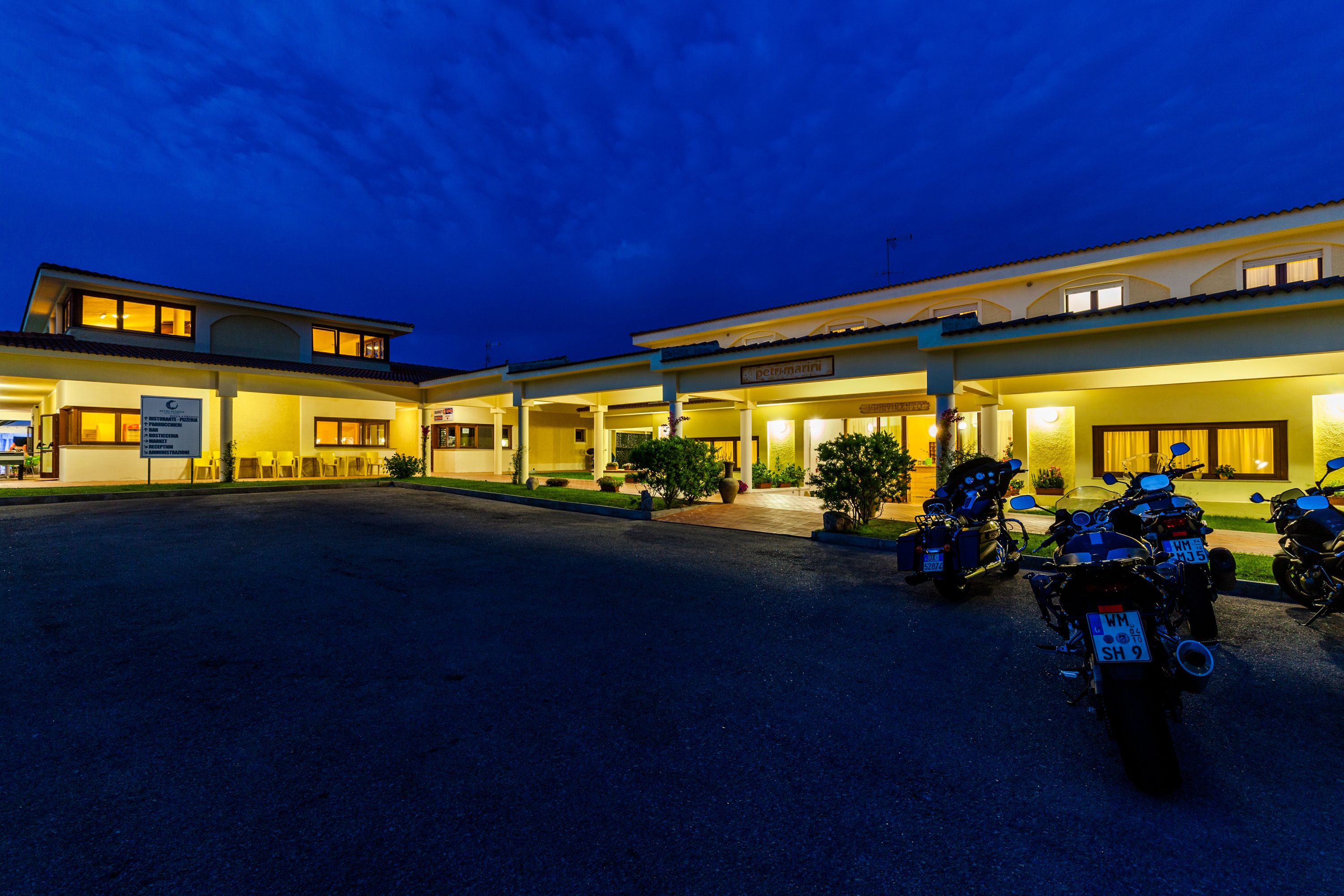 front of property – evening/night