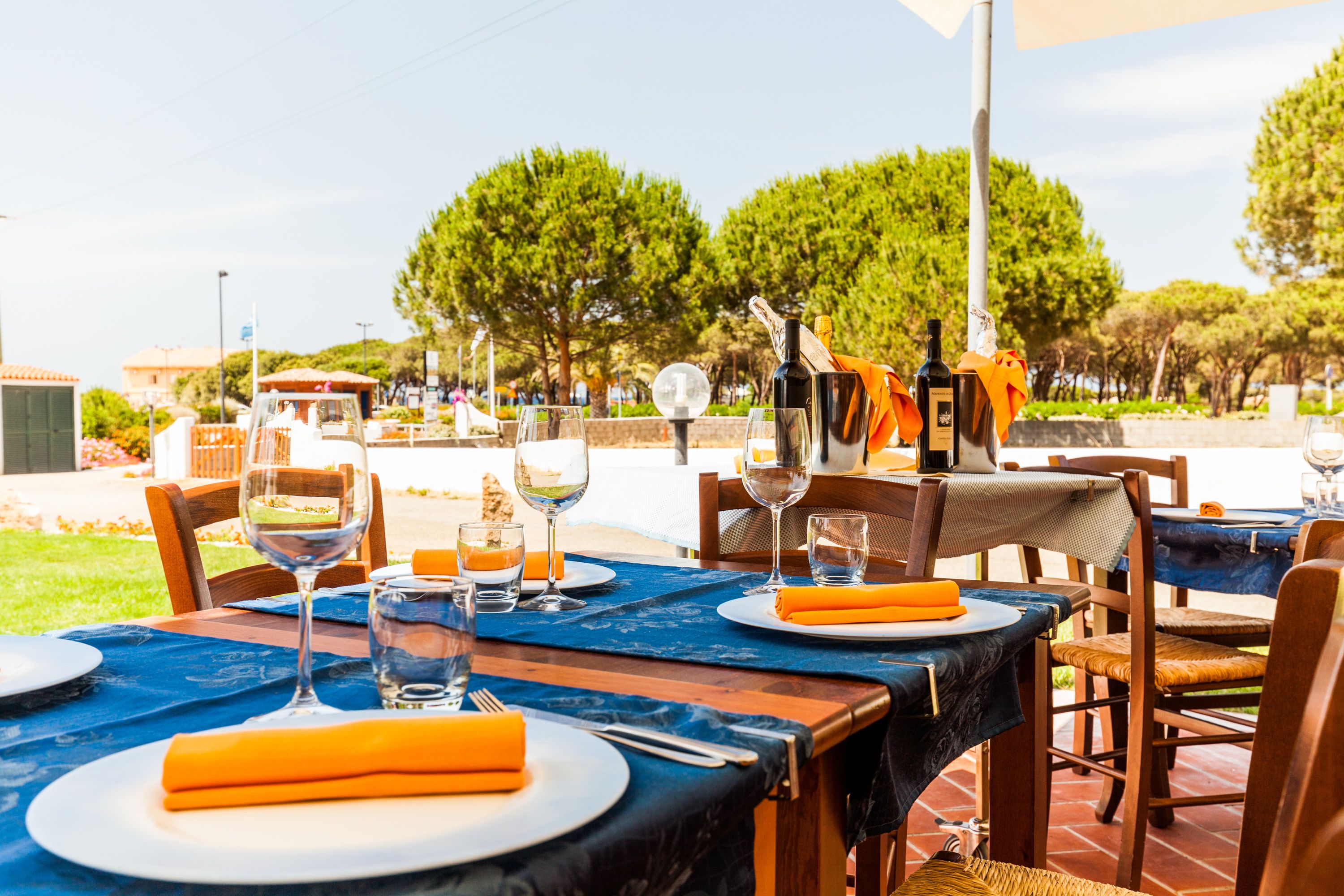 Lunch and dinner served, local cuisine