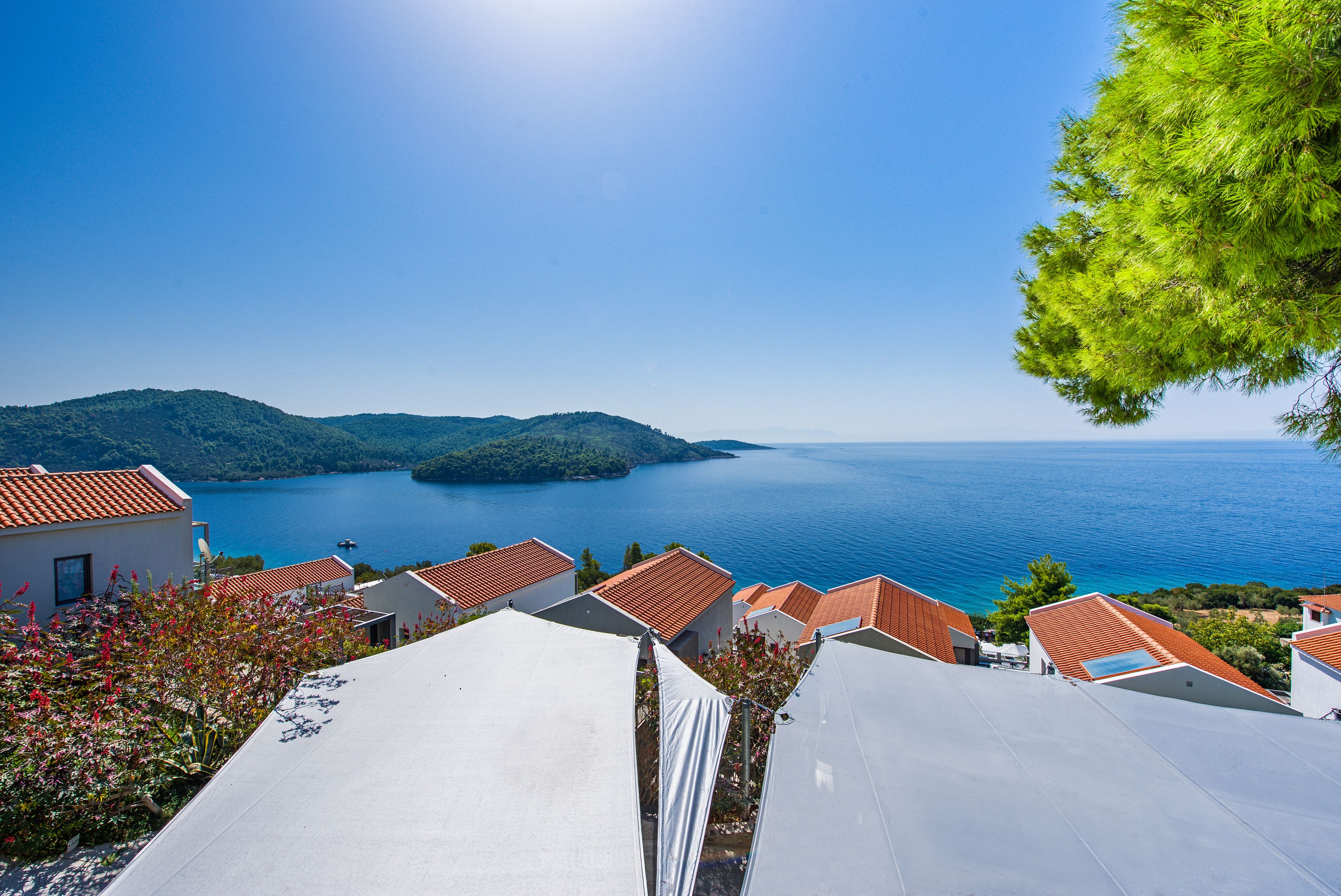 panoramic double room, sea view | balcony view