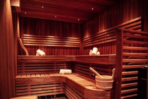 Sauna, hot tub, dan ruang uap