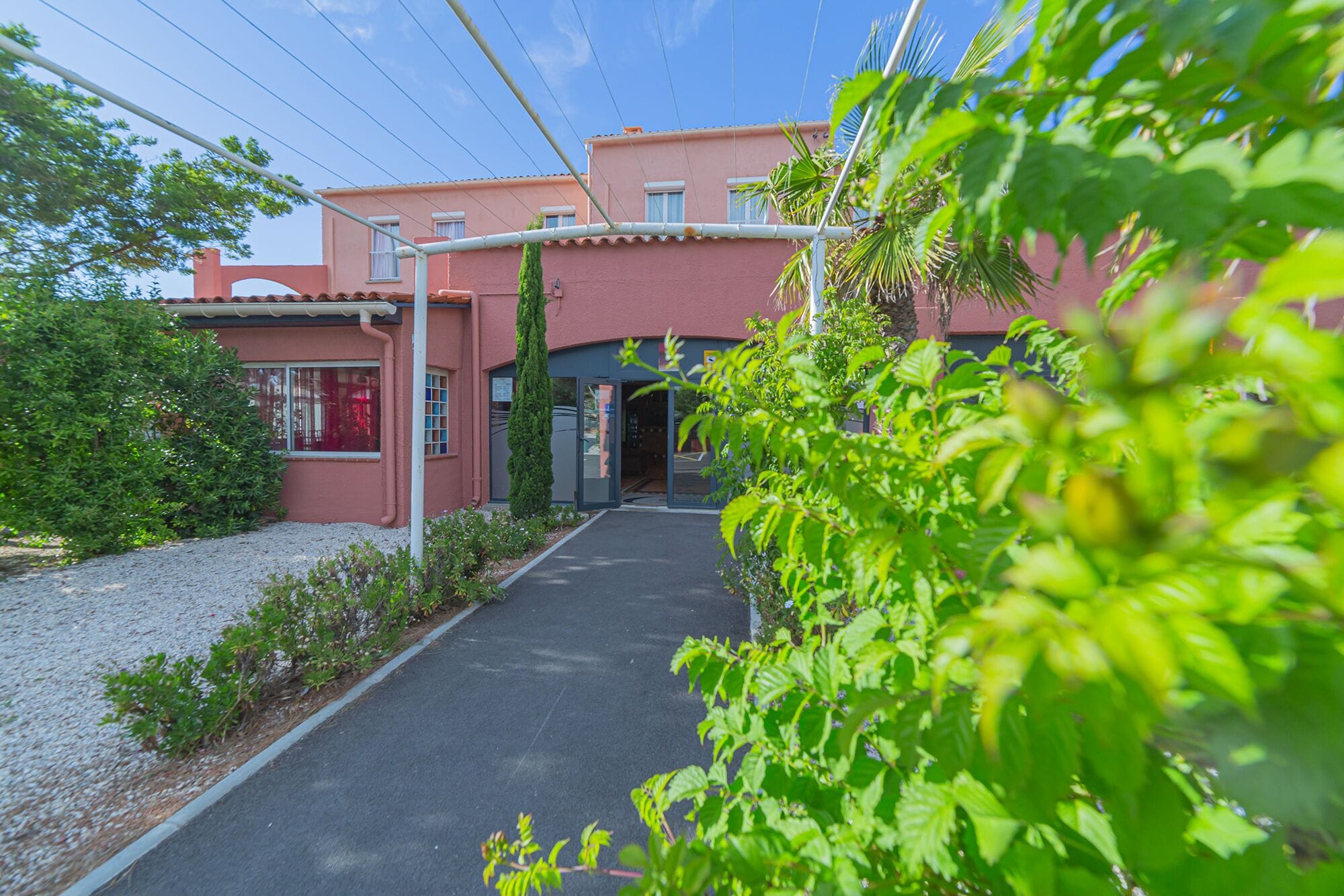 Fassade der Unterkunft