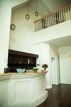 Interior entrance