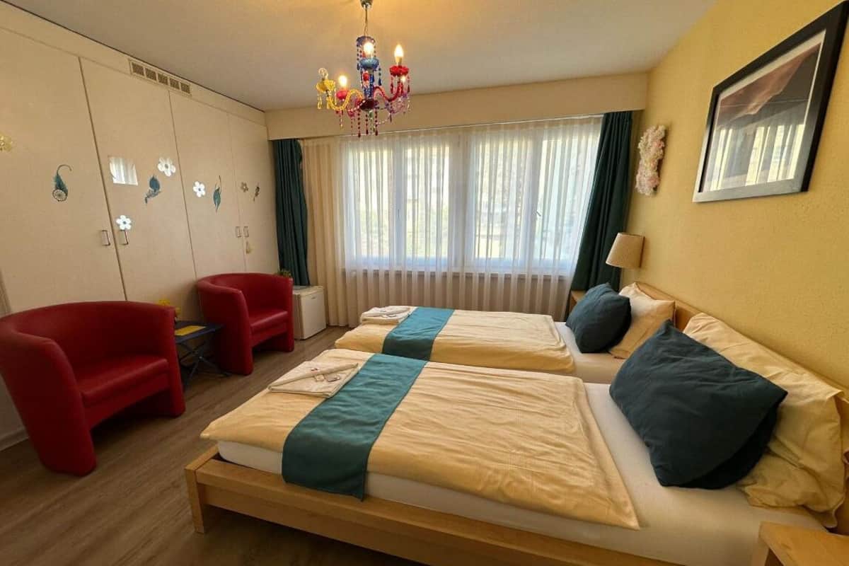 Desk, iron/ironing board, free WiFi, bed sheets