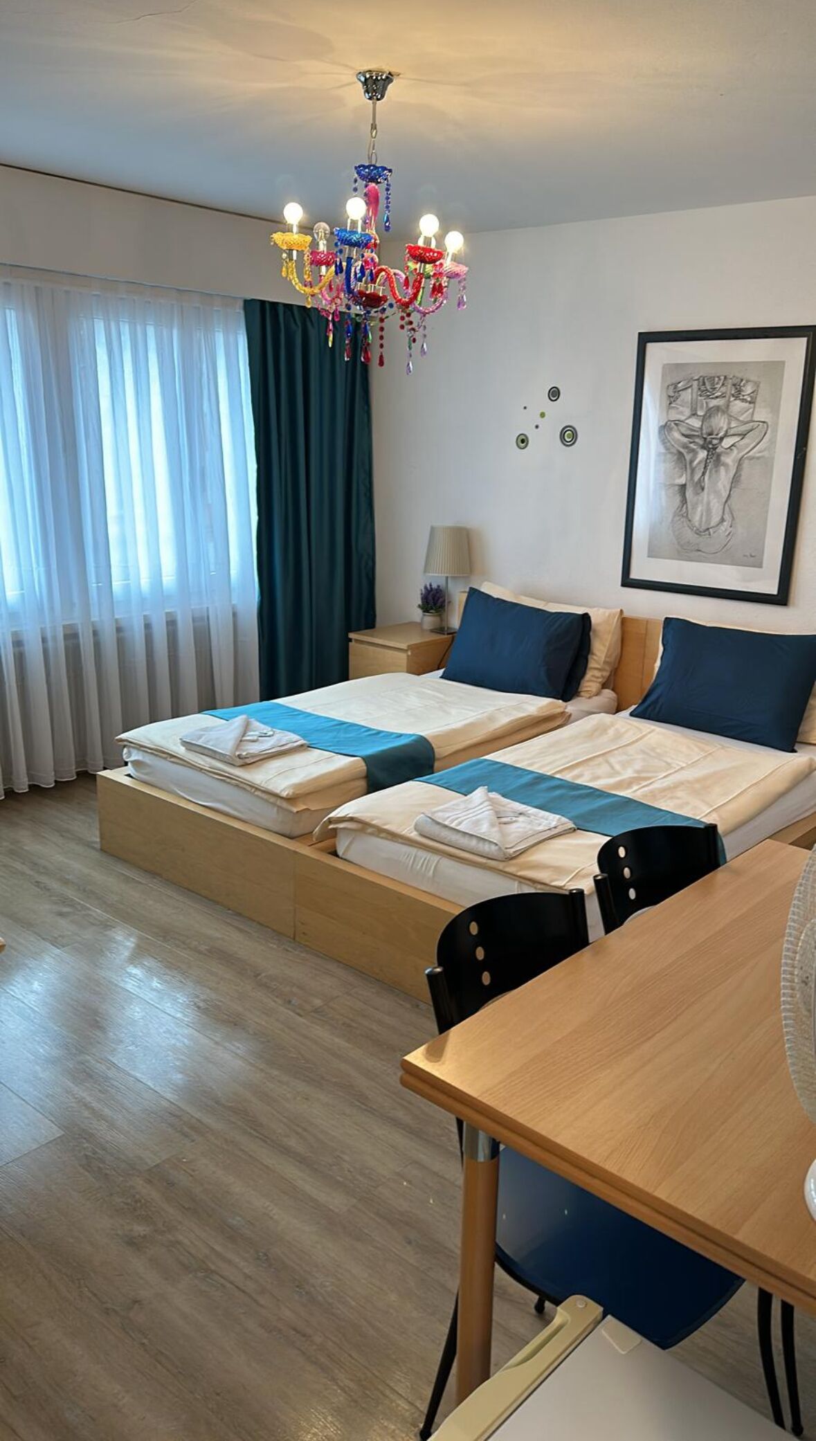 Double Room | Desk, iron/ironing board, free WiFi, bed sheets