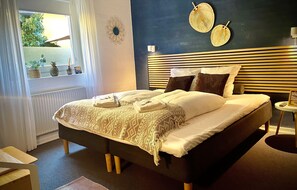 Quarto casal empresarial | Roupas de cama premium, quartos à prova de som