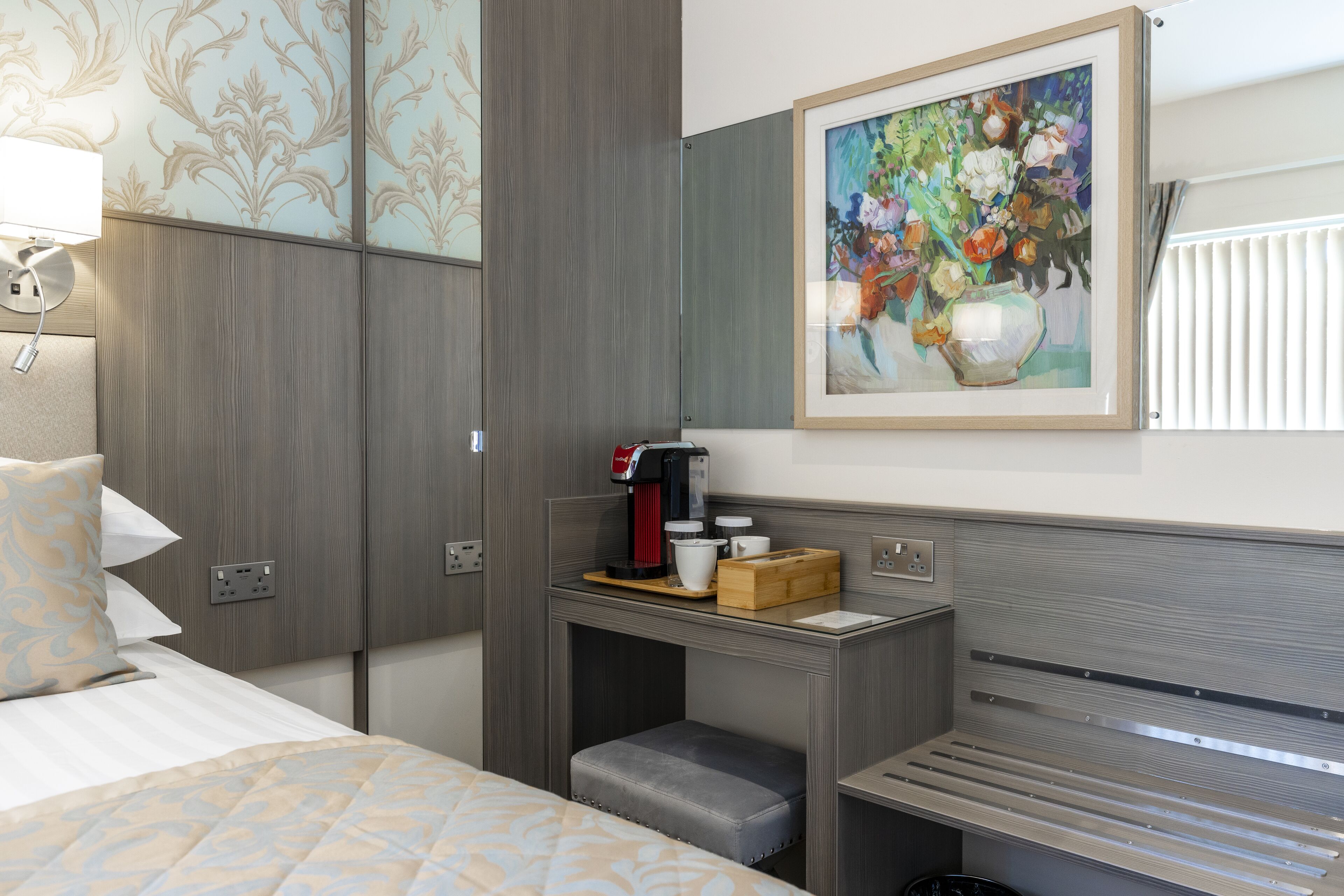 premium bedding, pillow-top beds, in-room safe, individually decorated