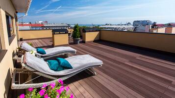 Signature penthouse, 2 slaapkamers, veranda | Terras