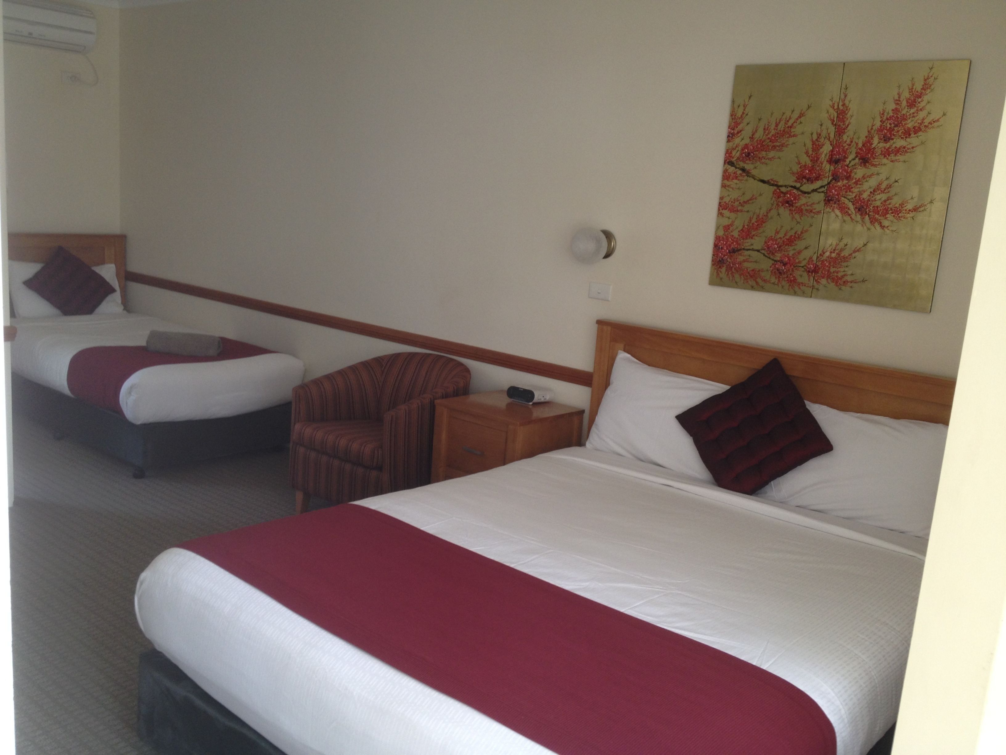 Individually decorated, individually furnished, desk, blackout curtains