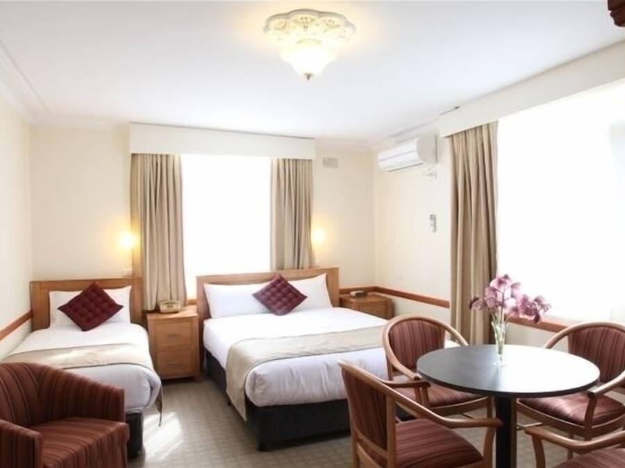 Individually decorated, individually furnished, desk, blackout drapes