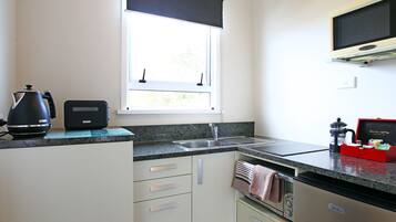 Deluxe Studio, 1 King Bed | Private kitchen