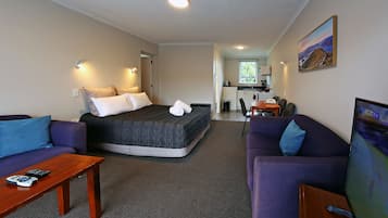 Superior Apartment, 1 Bedroom | Living area | Flat-screen TV, DVD player