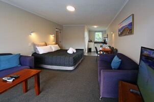 高级公寓, 1 间卧室 | 起居区 | 平板电视、DVD 播放器