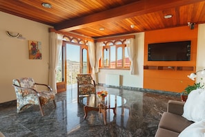 Sala de estar en el lobby