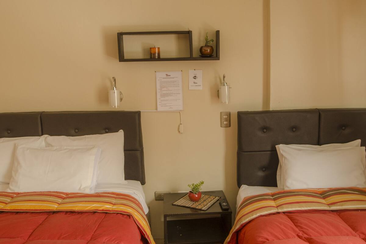 Down duvets, pillow-top beds, individually decorated, blackout curtains