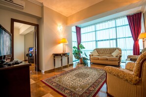 VIP Suite | Coin séjour | Télévision de 26 pouces avec chaînes numériques