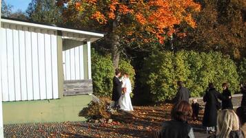 Huwelijksruimte buiten