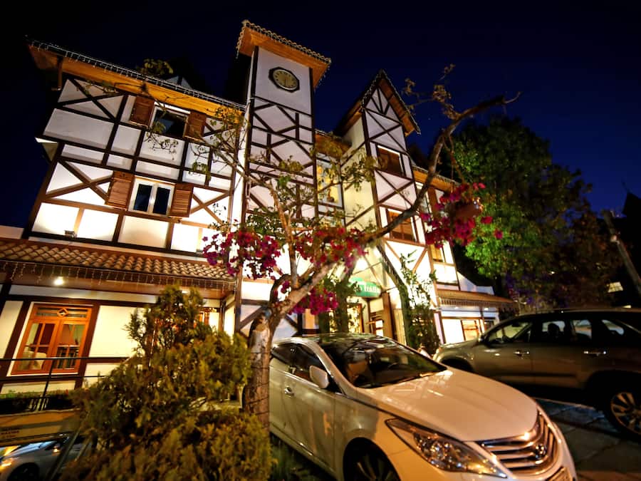 Front of property - evening/night