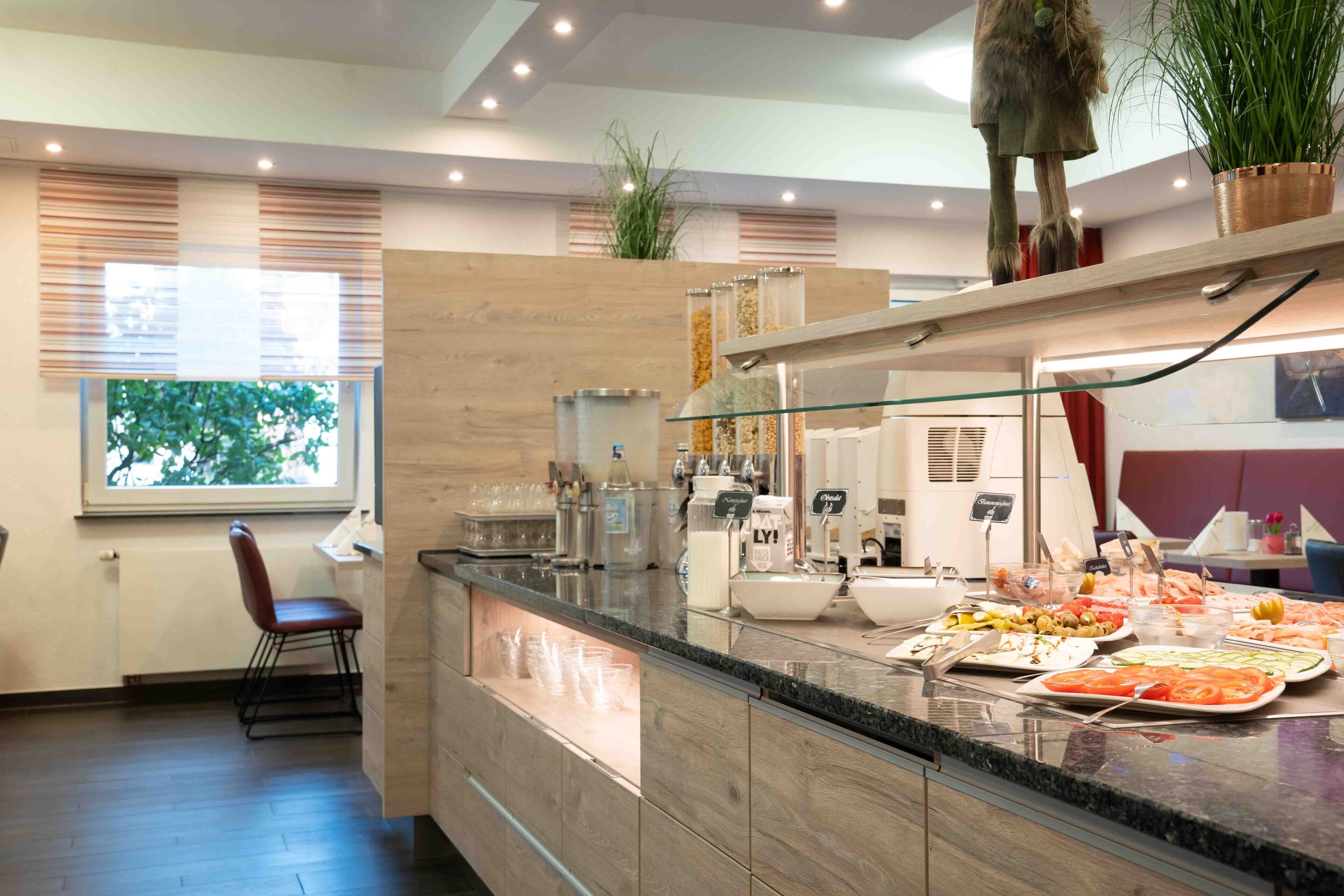 daily buffet breakfast (eur 7 per person)