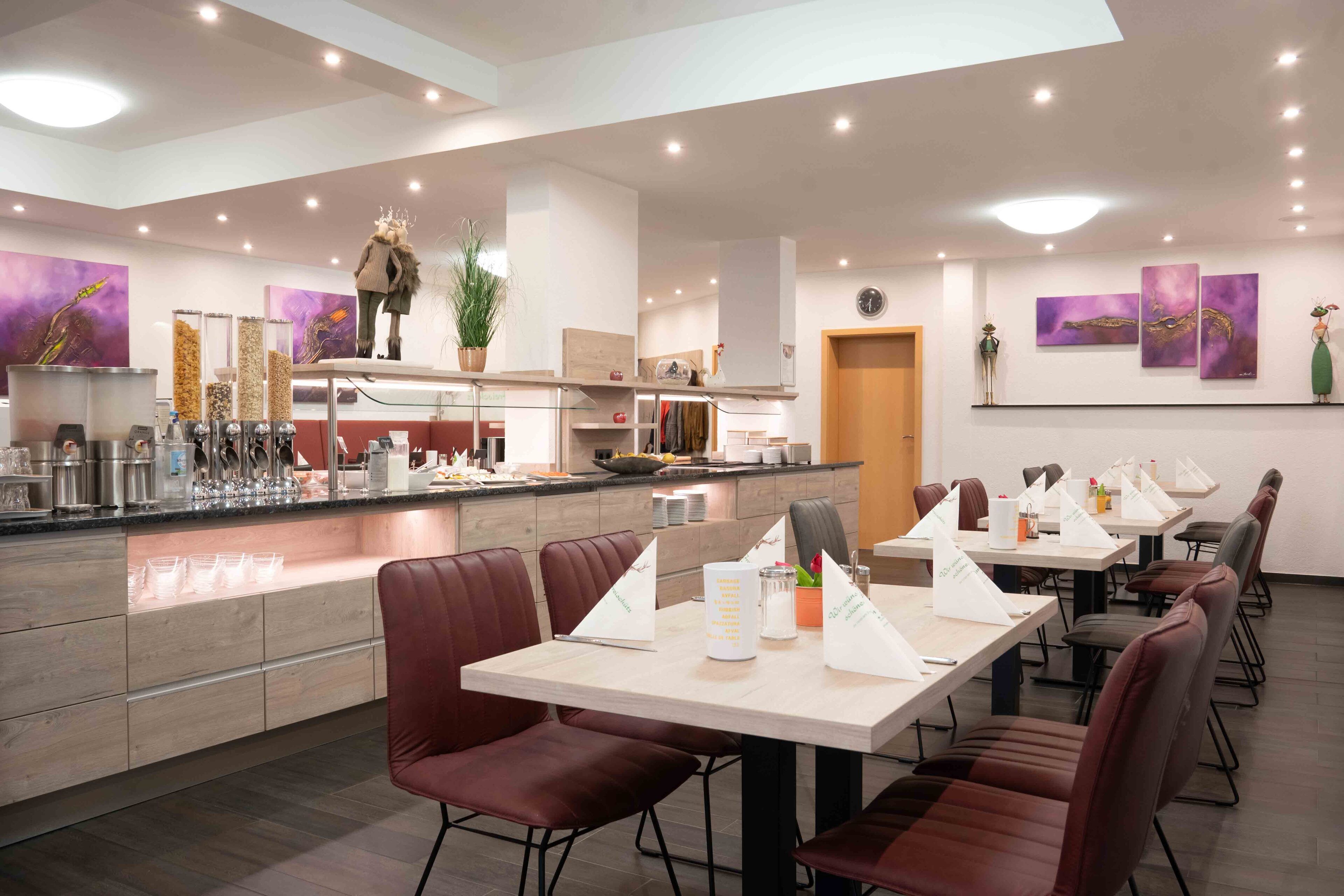 daily buffet breakfast (eur 7 per person)