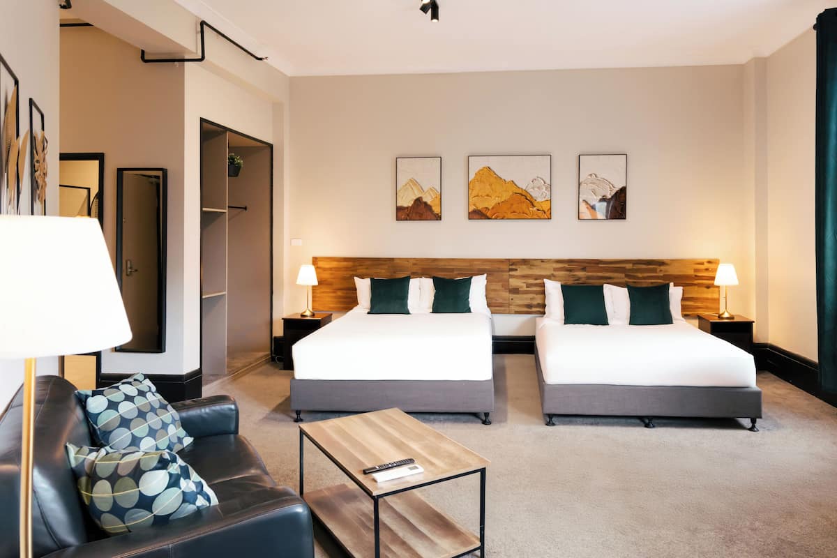 Premium bedding, pillowtop beds, iron/ironing board, free WiFi