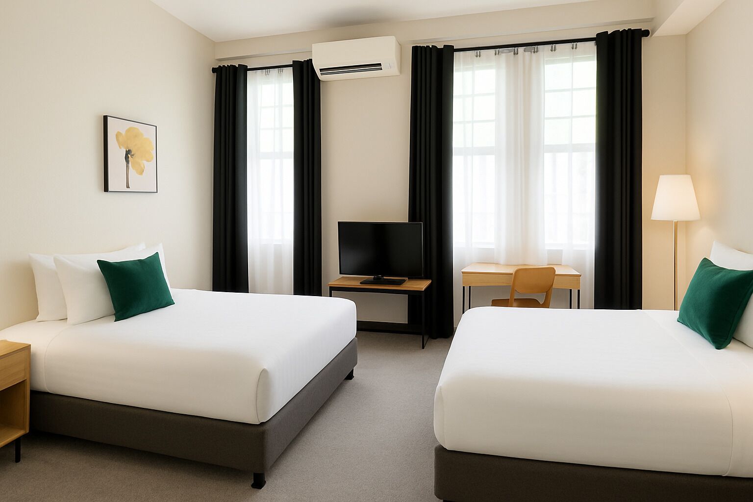 Standard Family Room | Premium bedding, pillowtop beds, iron/ironing board, free WiFi