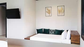Exclusive-Zimmer (Terrace with Harbour Bridge View) | Hochwertige Bettwaren, Pillowtop-Betten, Bügeleisen/Bügelbrett