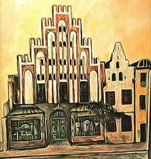 Fassade der Unterkunft