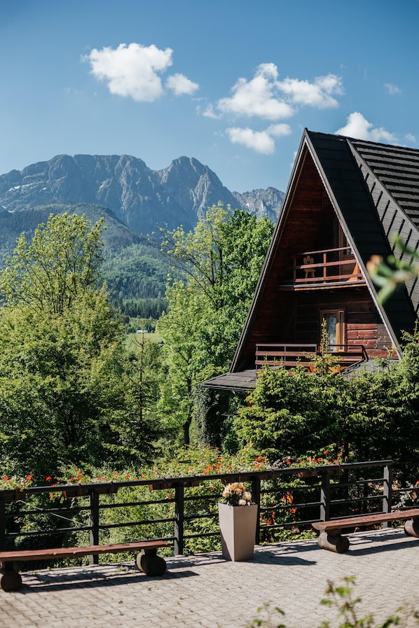 Bureau, fer et planche à repasser, lits bébé (en supplément)